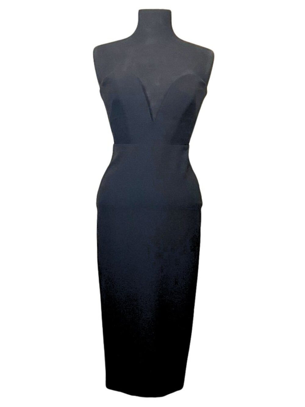 Veronica Beard Colebrook Black Strapless Sheath Dress Size 2 $598